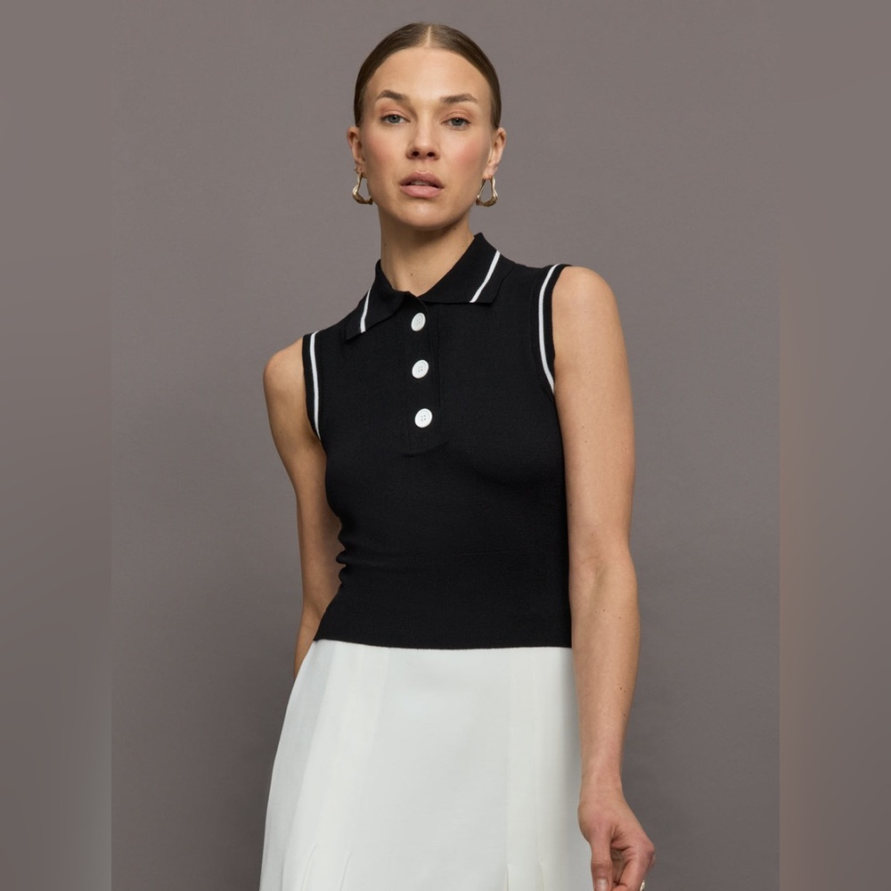 Carbon38 Sleeveless Tennis Polo